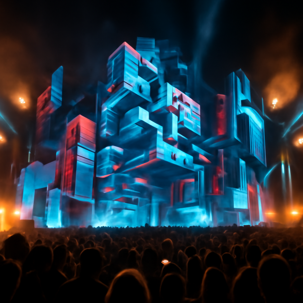 Palcos em 3D e projeção mapeada: como comparar tecnologias que transformam o cenário no protagonista do show